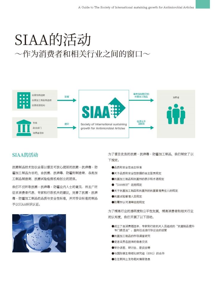 SIAA的活动